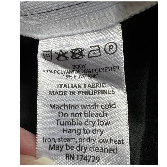 KINONA WOMENS SIZE XLARGE GOLF SPORT SKIRT UPF 50+ ZIP POCKETS BLACK WHITE NWT - Picture 10 of 13